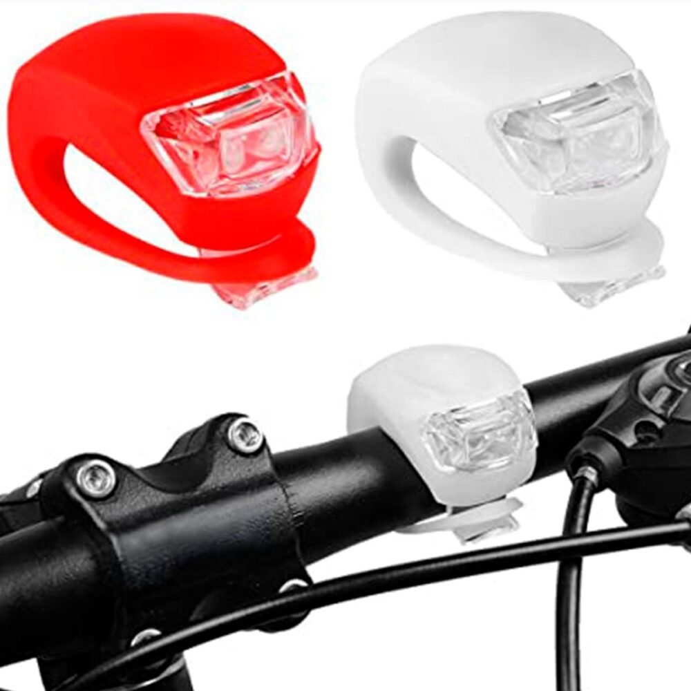 LUZ LED PARA BICICLETA ROJA/ BLANCA - Imagen 2