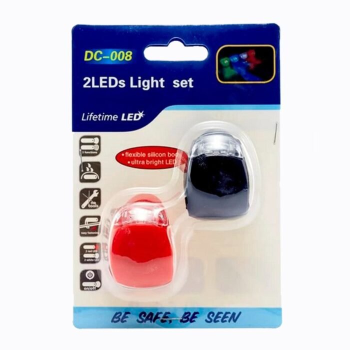 LUZ LED PARA BICICLETA ROJA/ BLANCA