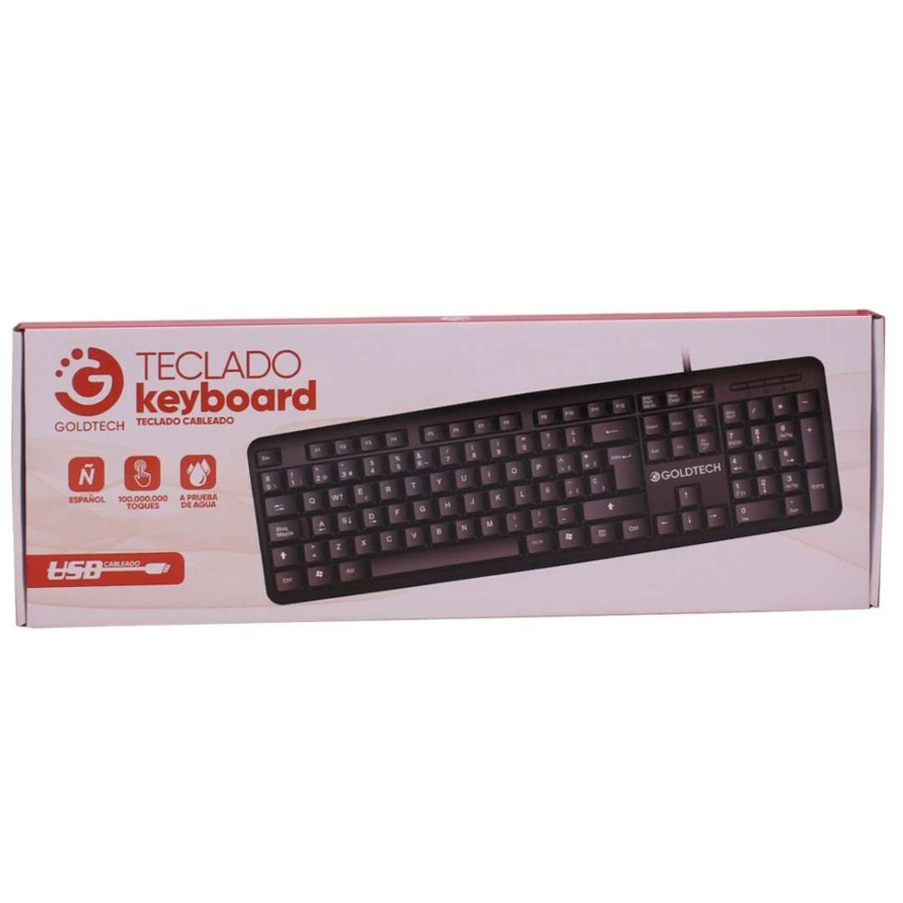 TECLADO USB NEGRO - Imagen 2