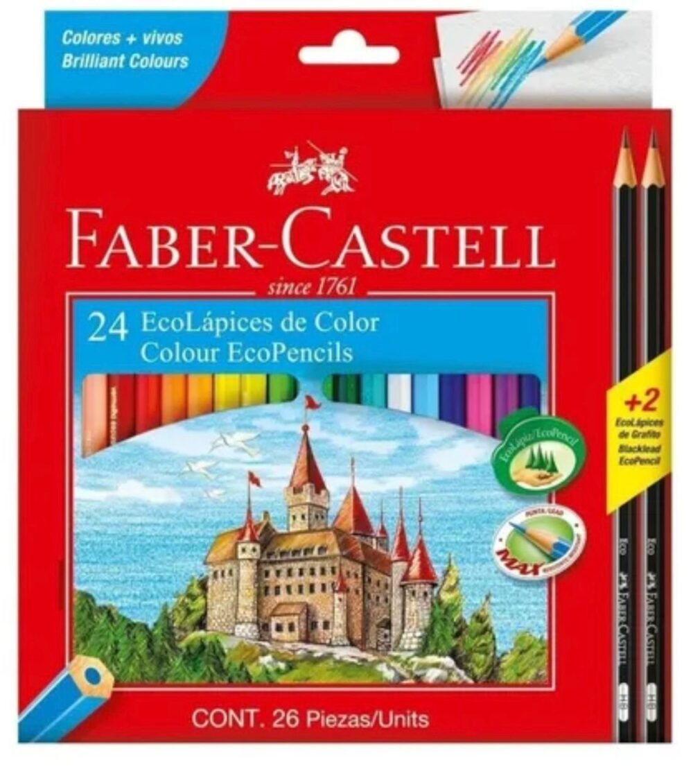 FABER CASTELL X 24 COLORES