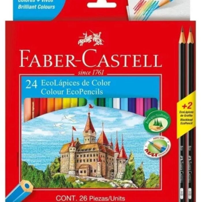 FABER CASTELL X 24 COLORES