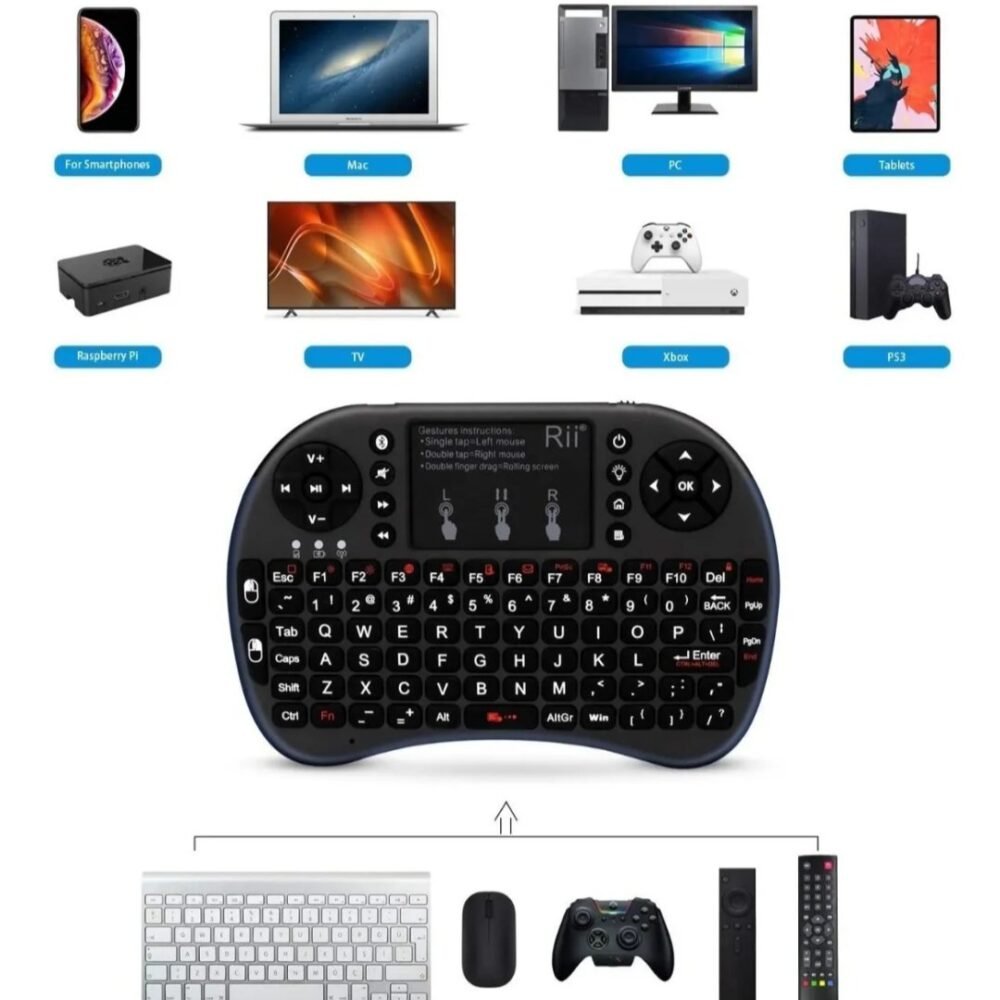 MINI TECLADO INALÁMBRICO PARA SMART TV, PC, TABLET - Imagen 4