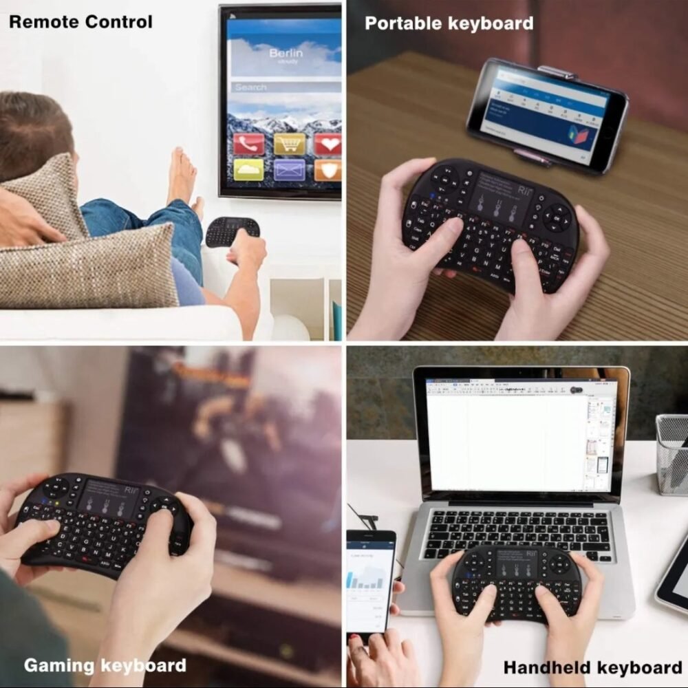 MINI TECLADO INALÁMBRICO PARA SMART TV, PC, TABLET - Imagen 2