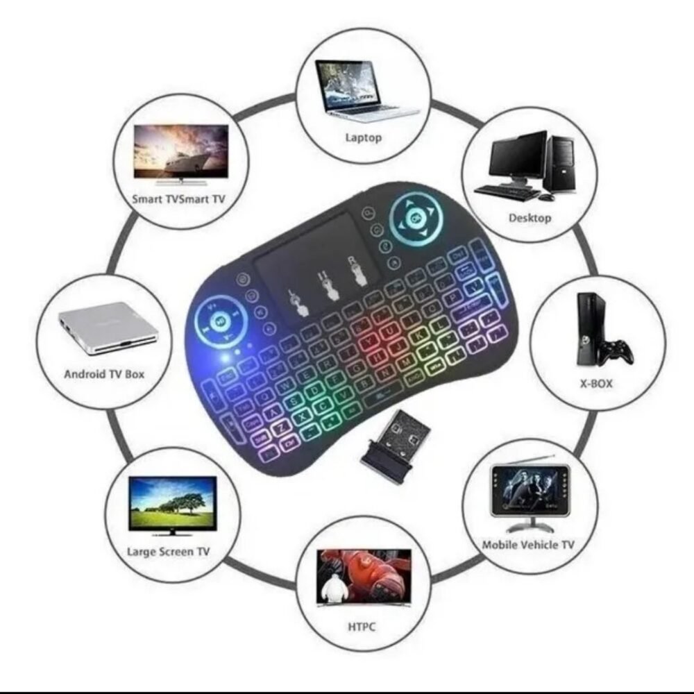 MINI TECLADO INALÁMBRICO PARA SMART TV, PC, TABLET - Imagen 3