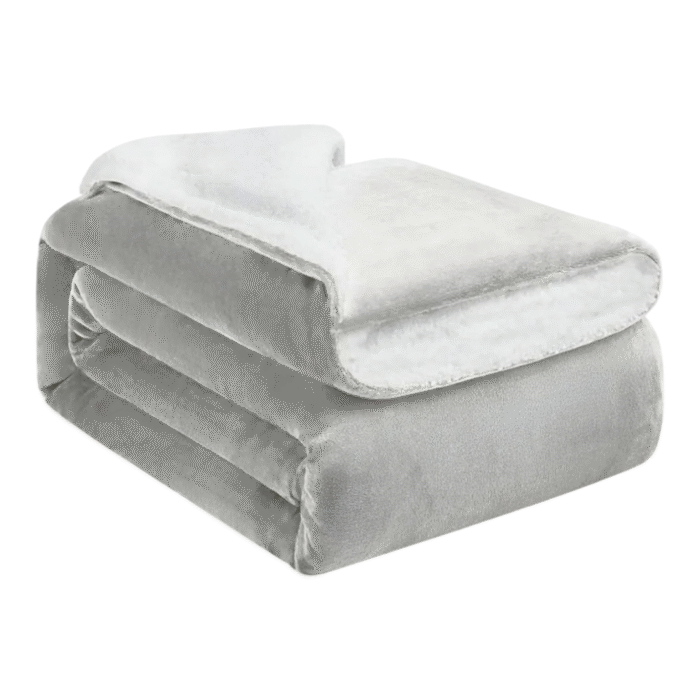 MANTA POLAR CON CORDERITO 1 PLAZA