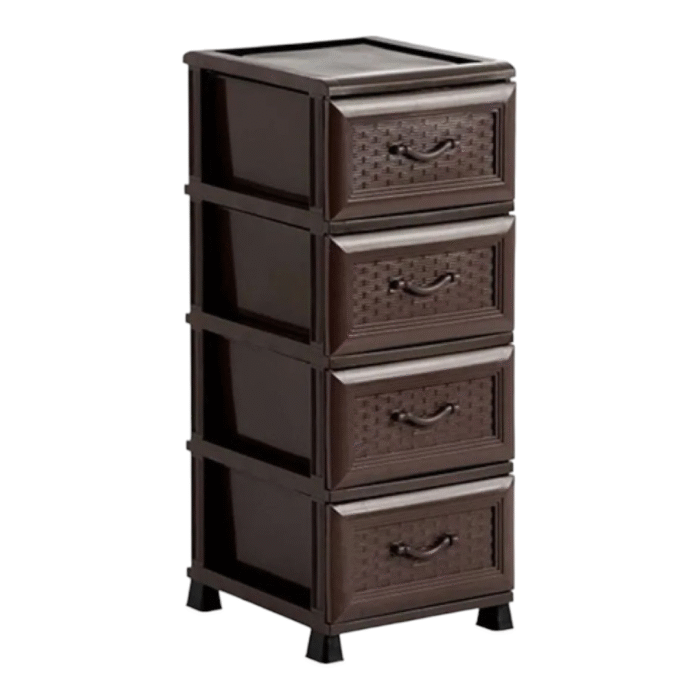 ORGANIZADOR PLÁSTICO CON 4 CAJONES