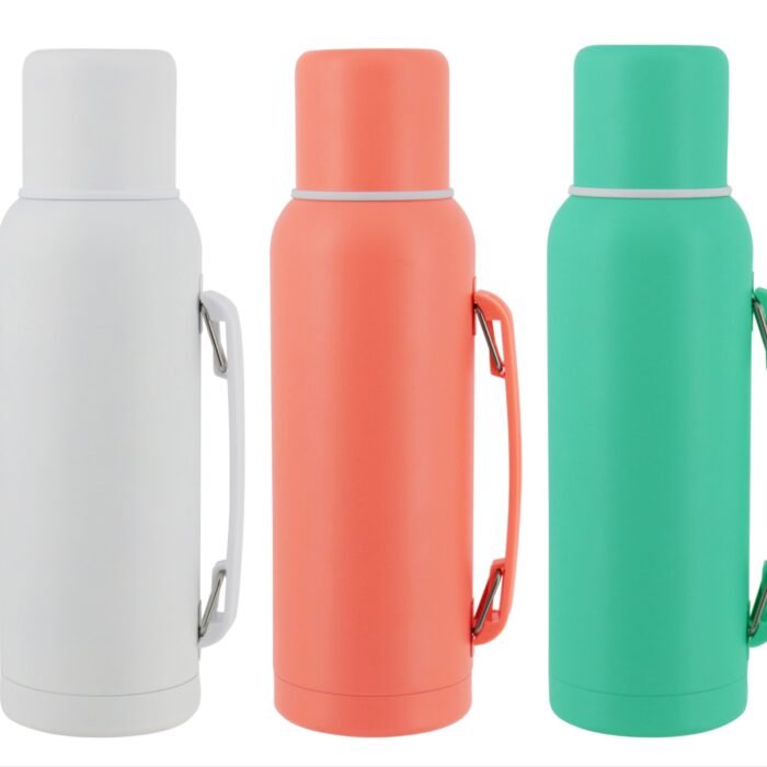 TERMO ACERO TAPA COLORES 1L