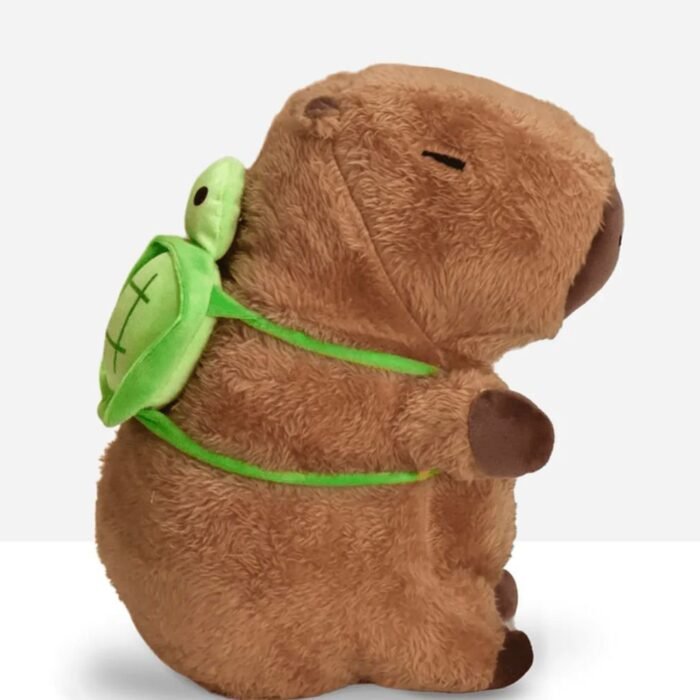 CAPYBARA PELUCHE CON TORTUGA 23 cm