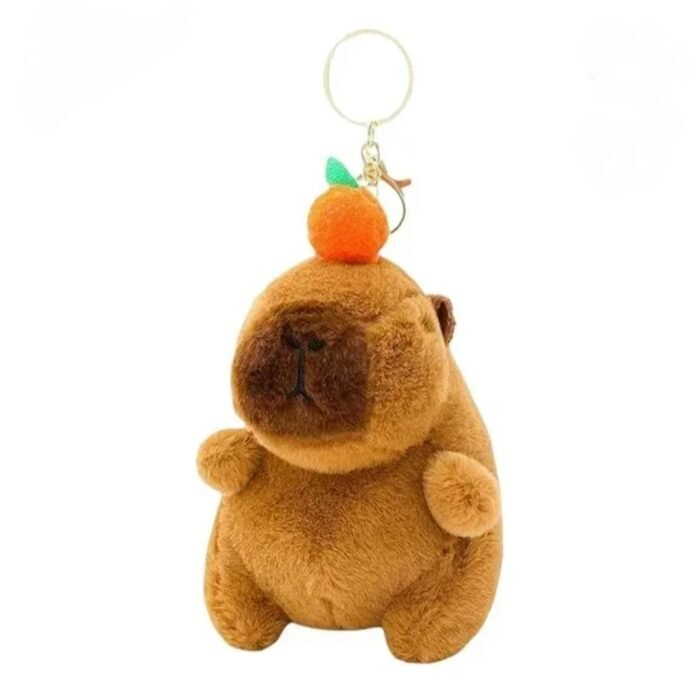 CAPYBARA PELUCHE LLAVERO CON MOVIMIENTO 15 CM