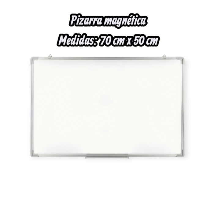 PIZARRA MAGNÉTICA 
MEDIDAS 70 cm x 50 cm