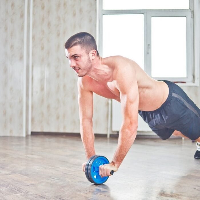 RUEDA PARA ABDOMINALES CON  MINI ALFOMBRA