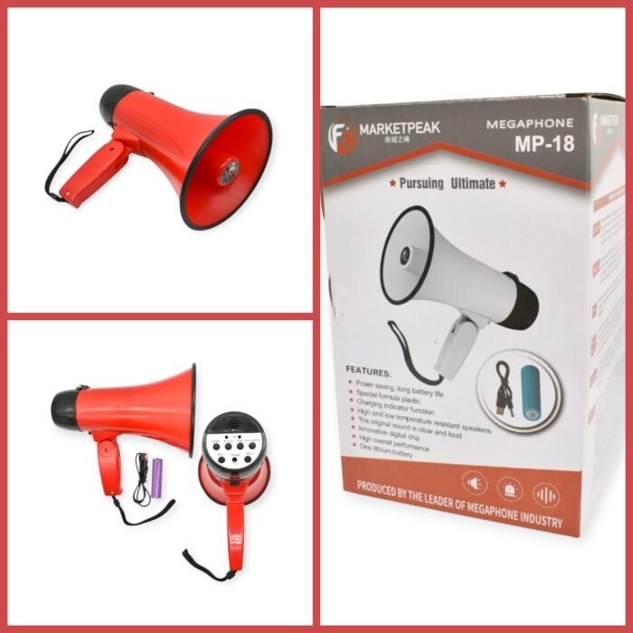 MEGÁFONO RECARGABLE