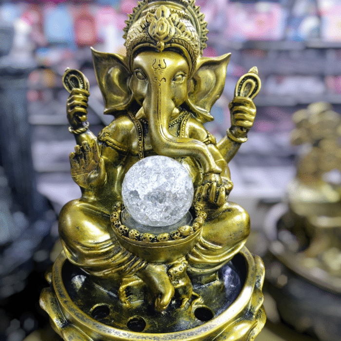 FUENTE DE AGUA GANESHA CON LUZ