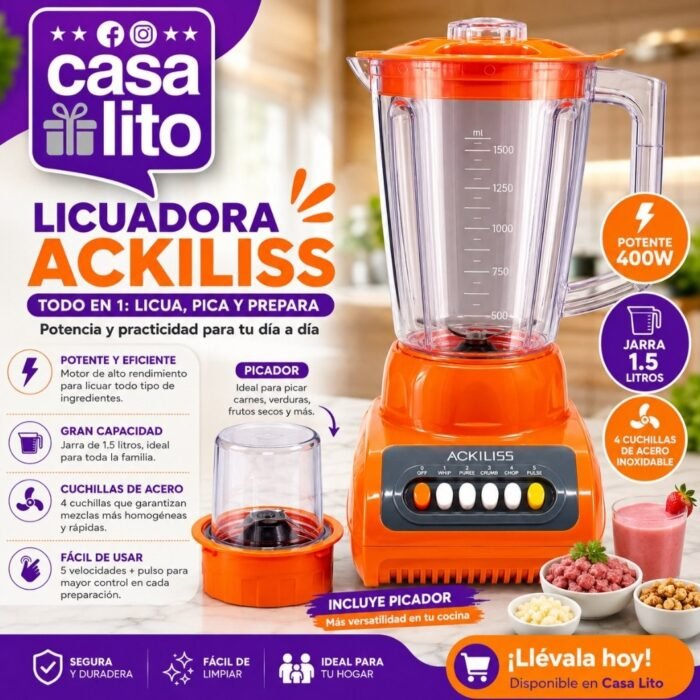 LICUADORA 2 EN 1