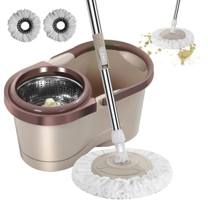 BALDE MOPA CON CENTRIFUGADORA EN ACERO